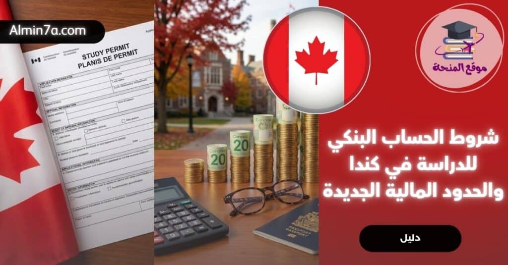 شروط الحساب البنكي للدراسة في كندا والحدود المالية الجديدة