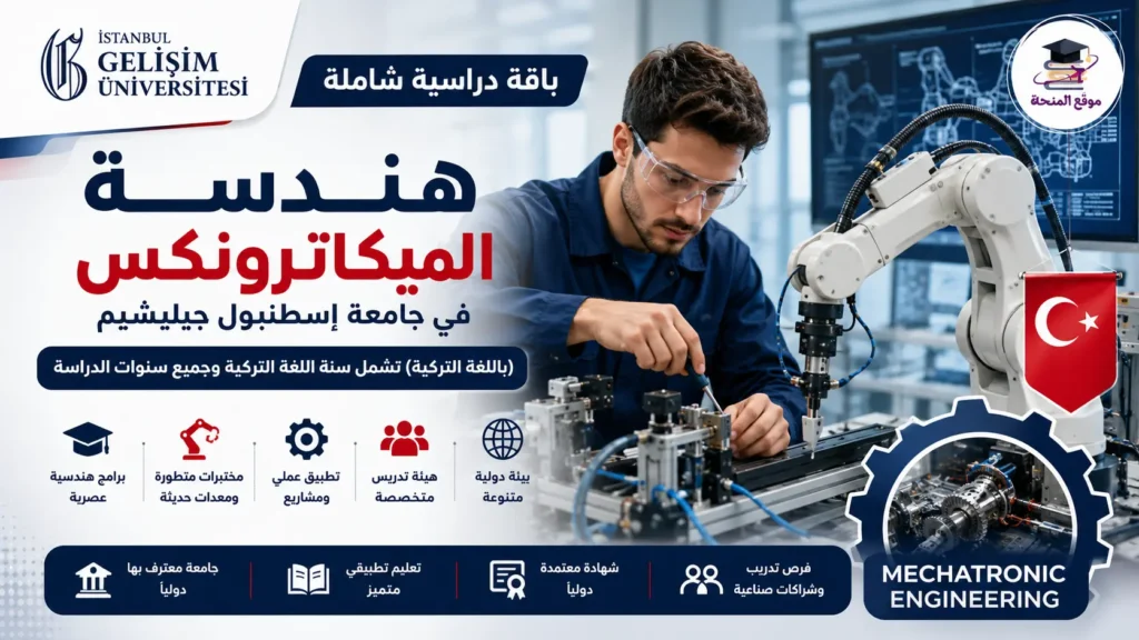 هندسة الميكاترونيكس باللغة التركية في جامعة إسطنبول غلشيم | باقة الرسوم الشاملة المدفوعة مسبقاً